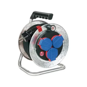   BRENNENSTUHL fém kábeldob - 25m, 3G1,5, gumi kábel, kültéri, IP44
