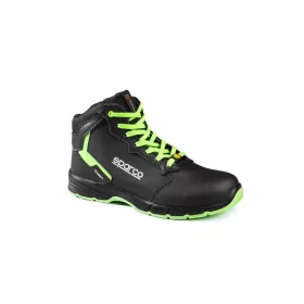   Sparco Targa-H Willy ESD S3S SR FO Munkavédelmi bakancs fekete/zöld 41