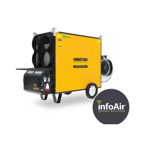   MASTER BV691TRE hőlégfúvó - gázolajos 225kW, 4 kivezetéses, 400V, radiális, InfoAir