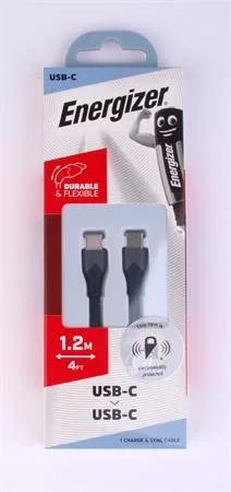 Energizer töltőkábel usb C 2,0 1,2M Örök élet garancia