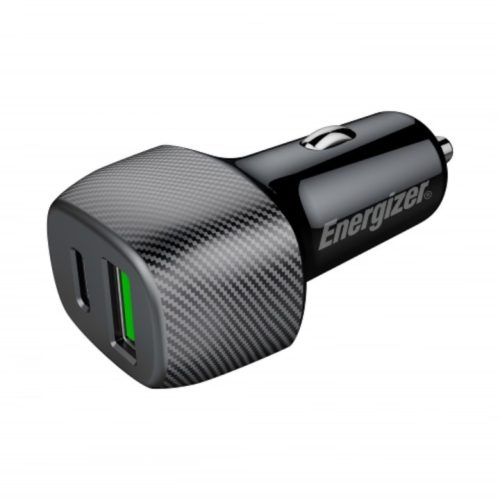Energizer Autós gyorstöltő 38w qc3,0 1x usb C 1x usb A