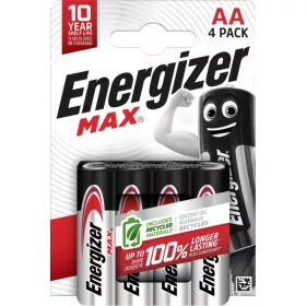 ENERGIZER MAX  Alkáli ceruza elem AA B4