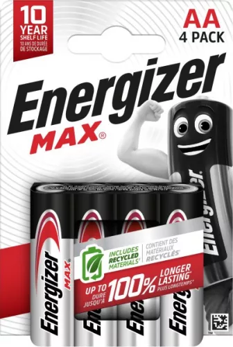ENERGIZER MAX  Alkáli ceruza elem AA B4