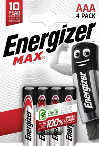 ENERGIZER MAX  Alkáli mikro elem AAA B4