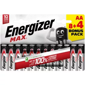 Energizer Max alkáli ceruza elem AA B8+4