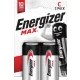 ENERGIZER MAX  Alkáli Baby C elem B2