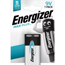 ENERGIZER MAX PLUS Alkáli 9V Elem B1