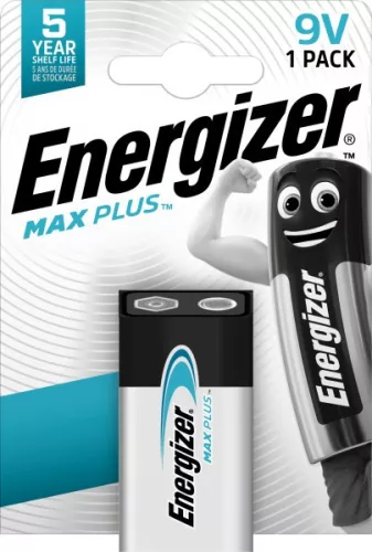 ENERGIZER MAX PLUS Alkáli 9V Elem B1