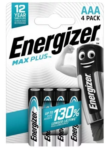 ENERGIZER MAX PLUS Alkáli mikro elem AAA B4
