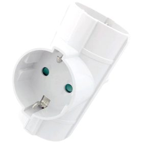 Entac hálózati adapter T elosztó (3 földelt)