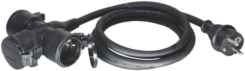 Entac elosztó 3 foglalat 0.5m IP44