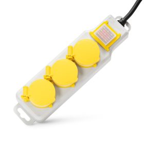 Entac elosztó 3 foglalat kapcsolóval IP44 5m 3G1,5