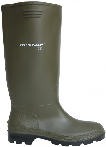 DUNLOP PRICEMASTOR 380vp 9sele saválló zöld PVC csizma 40