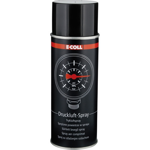 E-Coll BLACK Line sűrített levegő spray 400ml