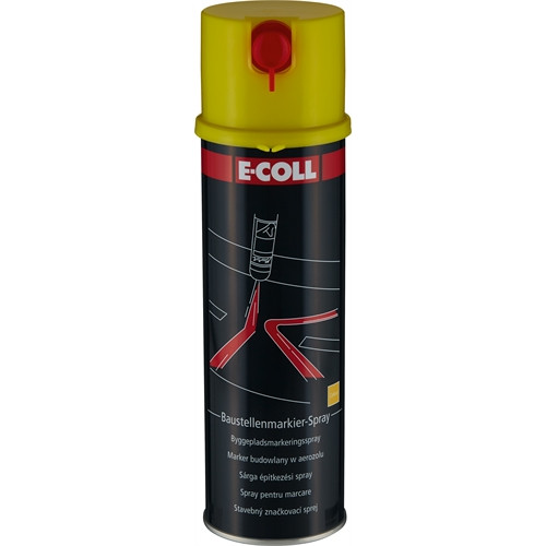 E-Coll BLACK Line jelölő spray sárga 500ml