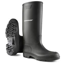 DUNLOP Pricemastor sav- és lúgálló PVC csizma, fekete  hosszú 41