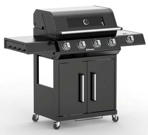 Riwall RGG 41 EXL prémium gázüzemű grillsütő 17 kW, 4+1 gázégővel