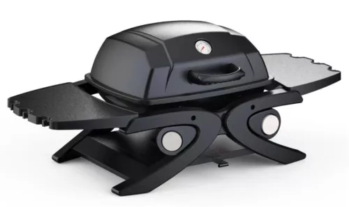 Riwall RGG 20 Compact gázüzemű mobil grillsütő 4,2 kW, 2 gázégővel