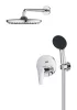 Grohe Start Edge króm Rejtett zuhanyrendszer Vitalio Start 250 fejzuhannyal