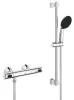 Grohe Precision Flow króm Termosztátos zuhanycsaptelep 1/2'