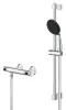 Grohe Precision Flow króm Termosztátos zuhanycsaptelep 1/2'