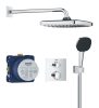 Grohe Precision Thermostat króm Rejtett zuhanyrendszer Vitalio Comfort 250