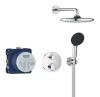 Grohe Precision Thermostat króm Rejtett zuhanyrendszer Vitalio Start 250