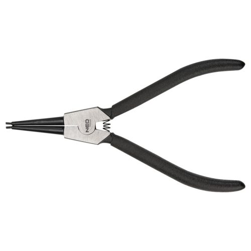 Zégergyűrű fogó 150mm, külső, egyenes, CRMO, 10-25mm, csúcs átmérő 1.5-2mm