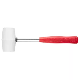 Gumikalapács 40mm 225g, fehér fémnyéllel