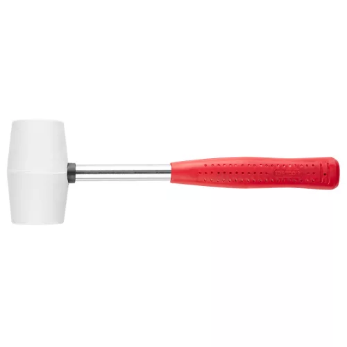 Gumikalapács 40mm 225g, fehér fémnyéllel
