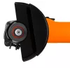 Sarokcsiszoló 1000W, 125mm, fordulatszám szabályzó, 3m gumikábel, 2 állású markolat, gyorszáras rögzítőanya