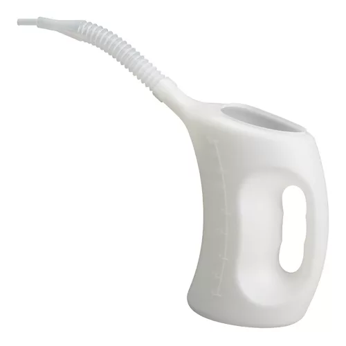 Olajmérőedény flexi csővel, műanyag, 5L 