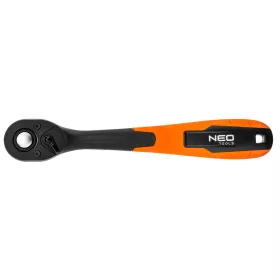 Racsnis kulcs 3/8", 200mm, 72fog, fekete, DIN3122
