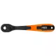 Racsnis kulcs 3/8", 200mm, 72fog, fekete, DIN3122