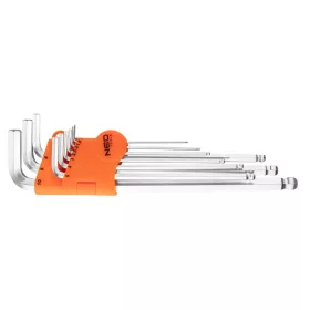Imbuszkulcs készlet 9db, 1.5-10mm