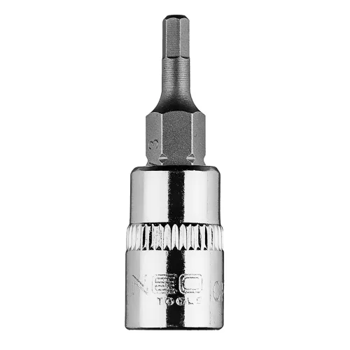 Imbusz dugókulcs 1/4" H3, 37mm, min. rendelés: 5db