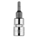 Imbusz dugókulcs 1/4" H3, 37mm, min. rendelés: 5db