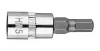 Imbusz dugókulcs 1/4" H5, 37mm, min. rendelés: 5db