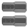 Imbusz bit, 3/8", 12x30mm, S2, 2db