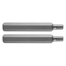 Imbusz bit, 3/8", 6x75mm, S2, 2db