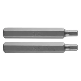 Imbusz bit, 3/8", 6x75mm, S2, 2db