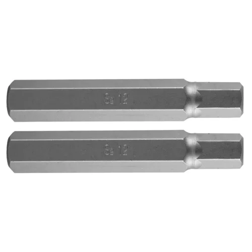 Imbusz bit, 3/8", 12x75mm, S2, 2db