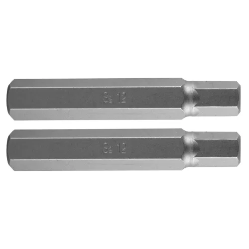Imbusz bit, 3/8", 12x75mm, S2, 2db