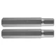 Imbusz bit, 3/8", 12x75mm, S2, 2db