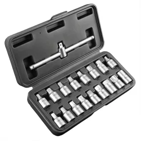 Olajleeresztő kulcskészlet 3/8", 18db