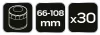 Olajszűrő kulcs készlet 30db-os