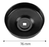 Olajszűrő kulcs 76mm, 12 pontos, 3/8" kulcsnyílással