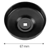 Olajszűrő kulcs 67mm, 14 pontos, 3/8" kulcsnyílással