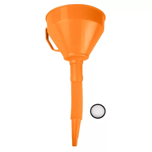 Tölcsér 160mm, 1.2L, flexibilis kifolyóval, polietilén