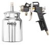 Pneumatikus festékszóró pisztoly, alsó tartályos, 1.5mm